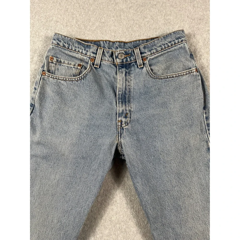 VTG Levis 505 Mens Regular Fit Straight Leg Jeans Light Wash W32 L32 (30x31)